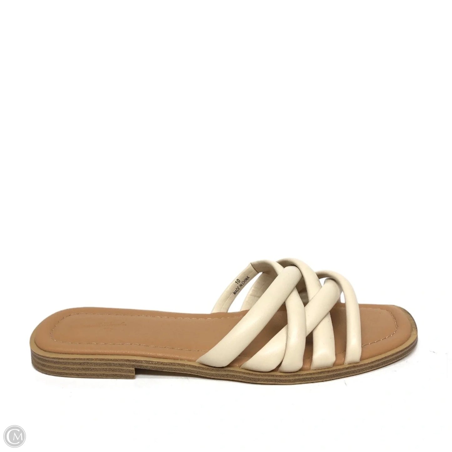 Sandals Flats By Universal Thread In Beige, Size: 10