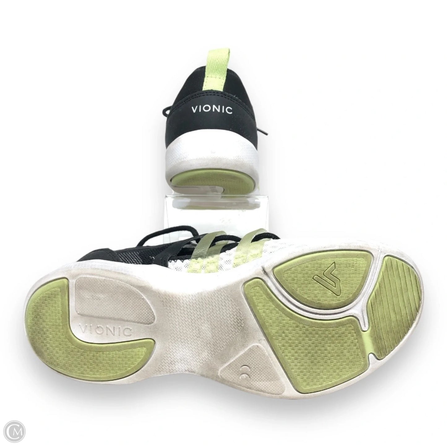 Shoes Athletic By Vionic In Green & White, Size: 7