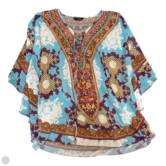 Swimwear Cover-up By Ali Miles In Multi-colored, Size: Osfm