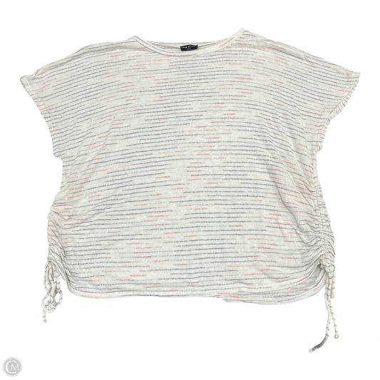Top Short Sleeve Basic By Lane Bryant In Striped Pattern, Size: 4x