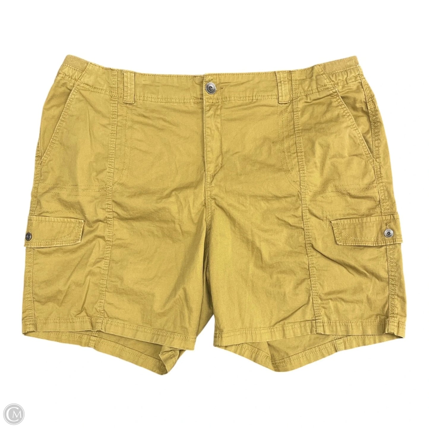 Shorts By Style And Company In Brown & Yellow, Size: 22