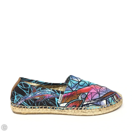 Shoes Flats By Clothes Mentor In Multi-colored, Size: 8.5
