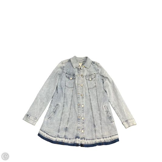 Jacket Denim By Logo In Blue Denim, Size: 8