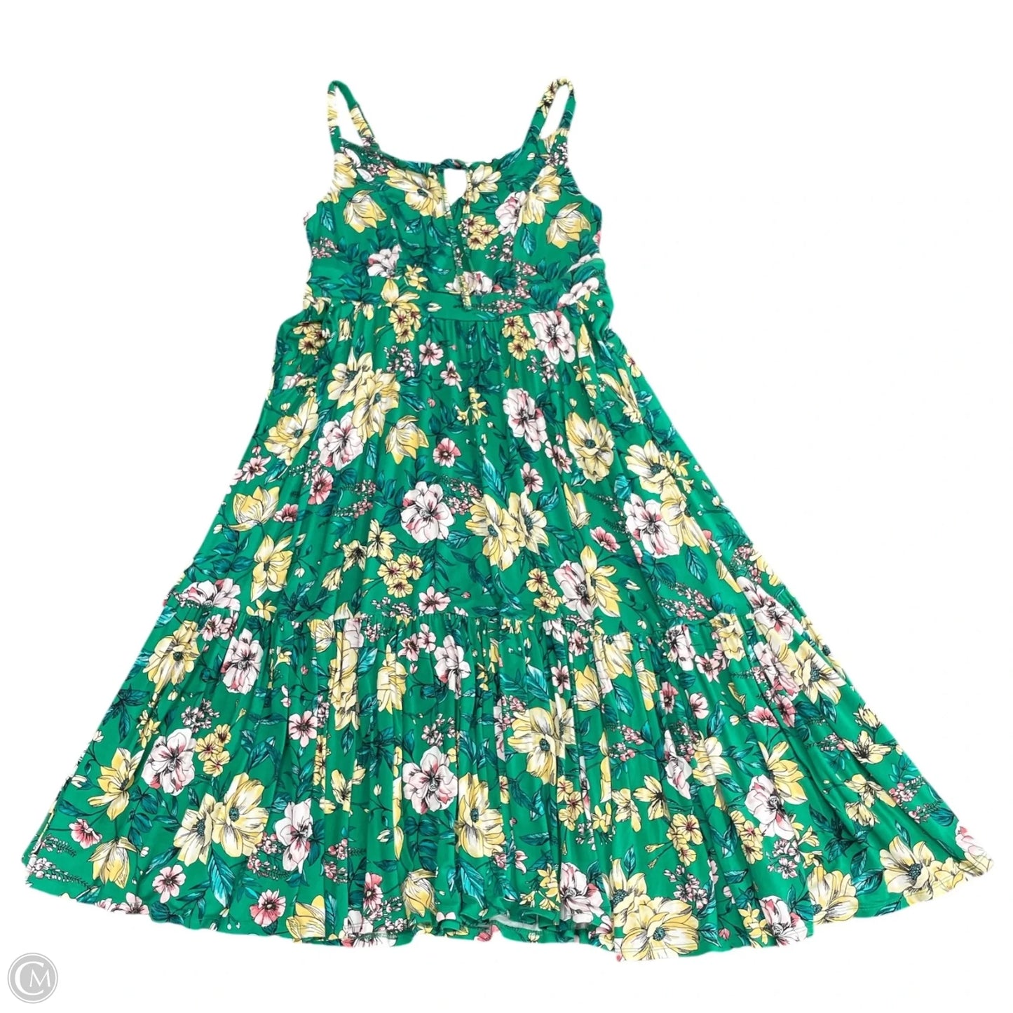 Dress Casual Midi By Torrid In Green, Size: M