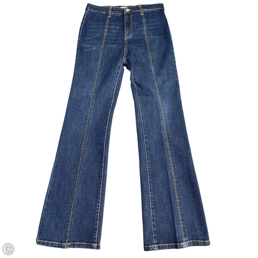 Jeans Flared By Oat In Blue Denim, Size: 8