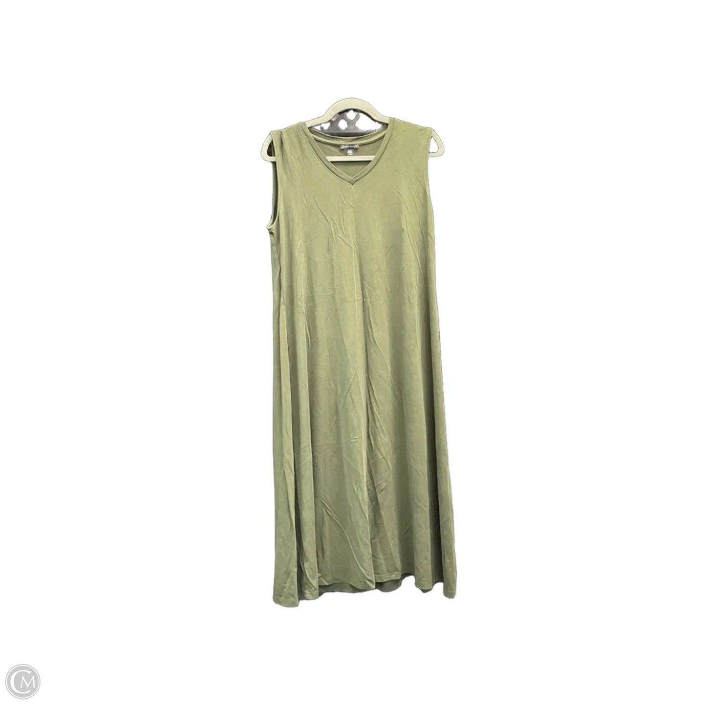 Dress Casual Midi By Eileen Fisher In Green, Size: S