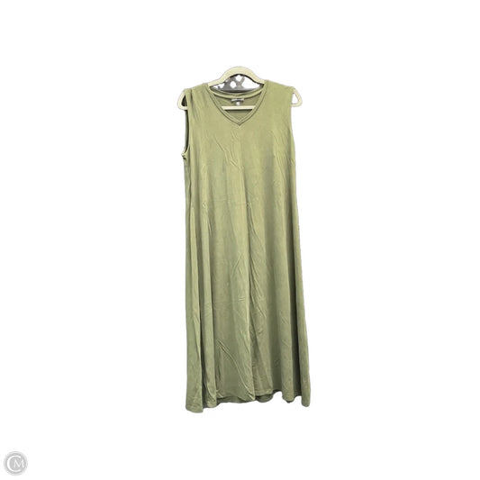 Dress Casual Midi By Eileen Fisher In Green, Size: S