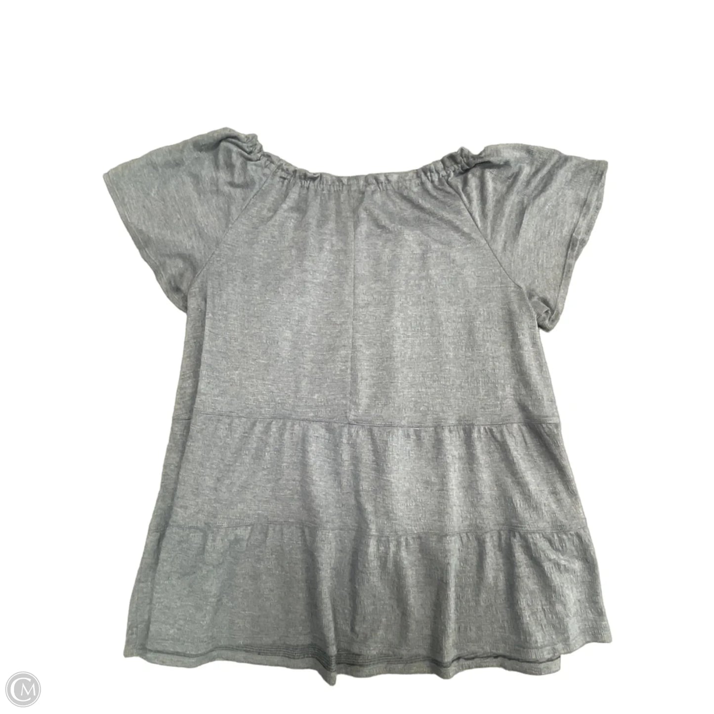 Top Short Sleeve By Max Studio In Blue, Size: 2x
