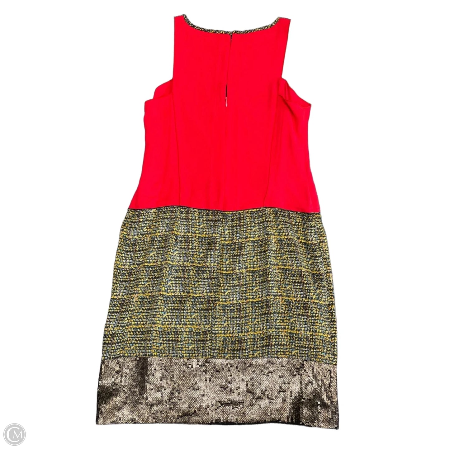 Dress Casual Short By Sachin & Babi In Red & Silver, Size: 8