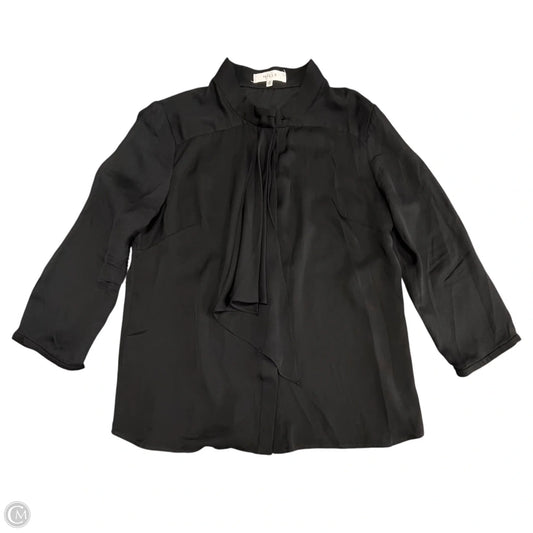 Blouse Designer By Milly In Black, Size: 6