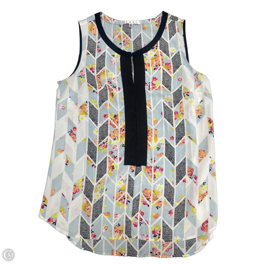 Top Sleeveless By Cabi In Multi-colored, Size: M