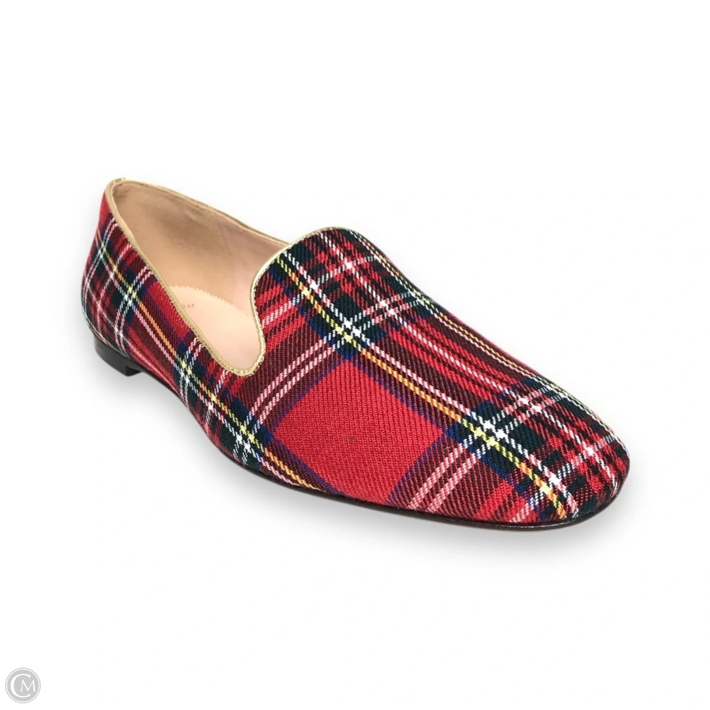 Shoes Flats By J. Crew In Plaid Pattern, Size: 6