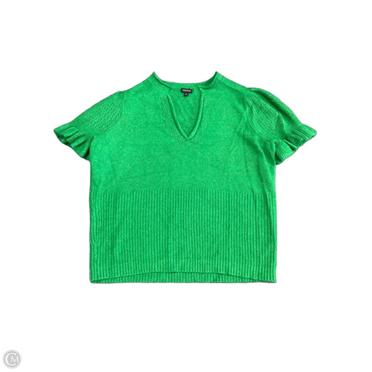 Sweater Short Sleeve By Torrid In Green, Size: 2x