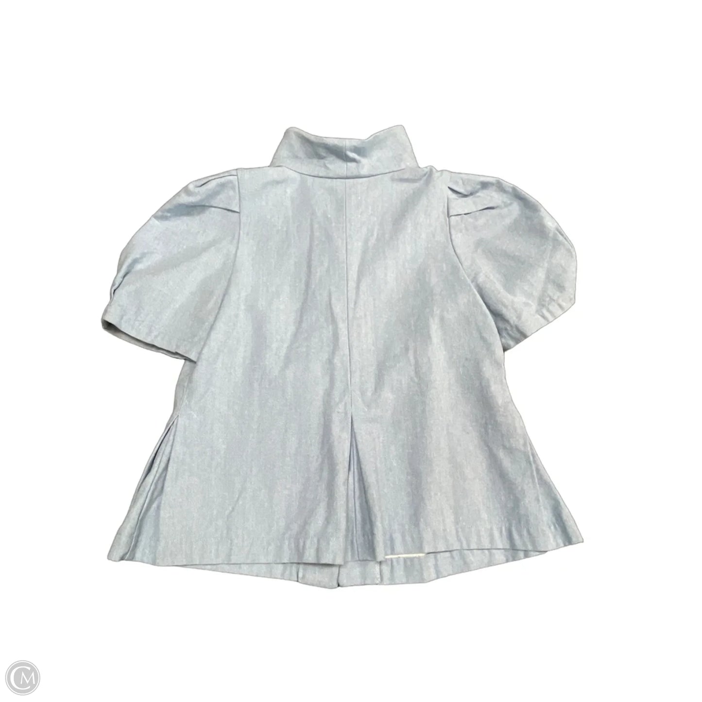 Top Short Sleeve By Jag In Blue Denim, Size: S