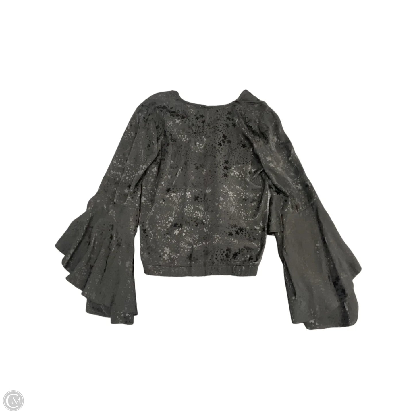 Blouse Long Sleeve By Willow & Clay In Black, Size: S