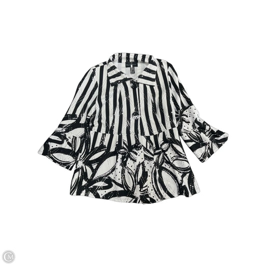 Jacket Other By Frank Lyman In Black & White, Size: 8