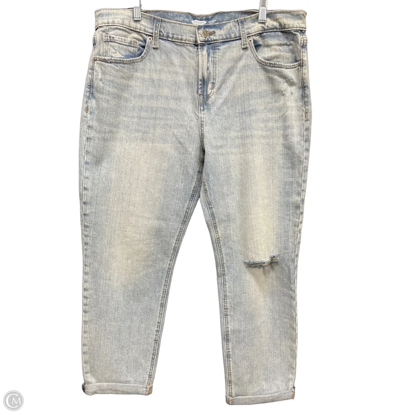 Jeans Straight By Old Navy In Blue Denim, Size: 12