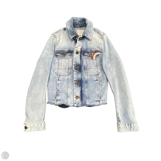Jacket Denim By Zadig And Voltaire In Blue Denim, Size: Xs