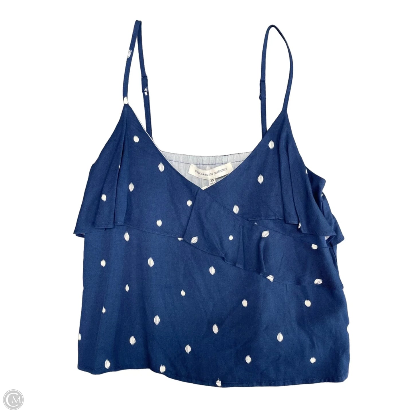 Top Sleeveless By Cupcakes And Cashmere In Blue, Size: Xs