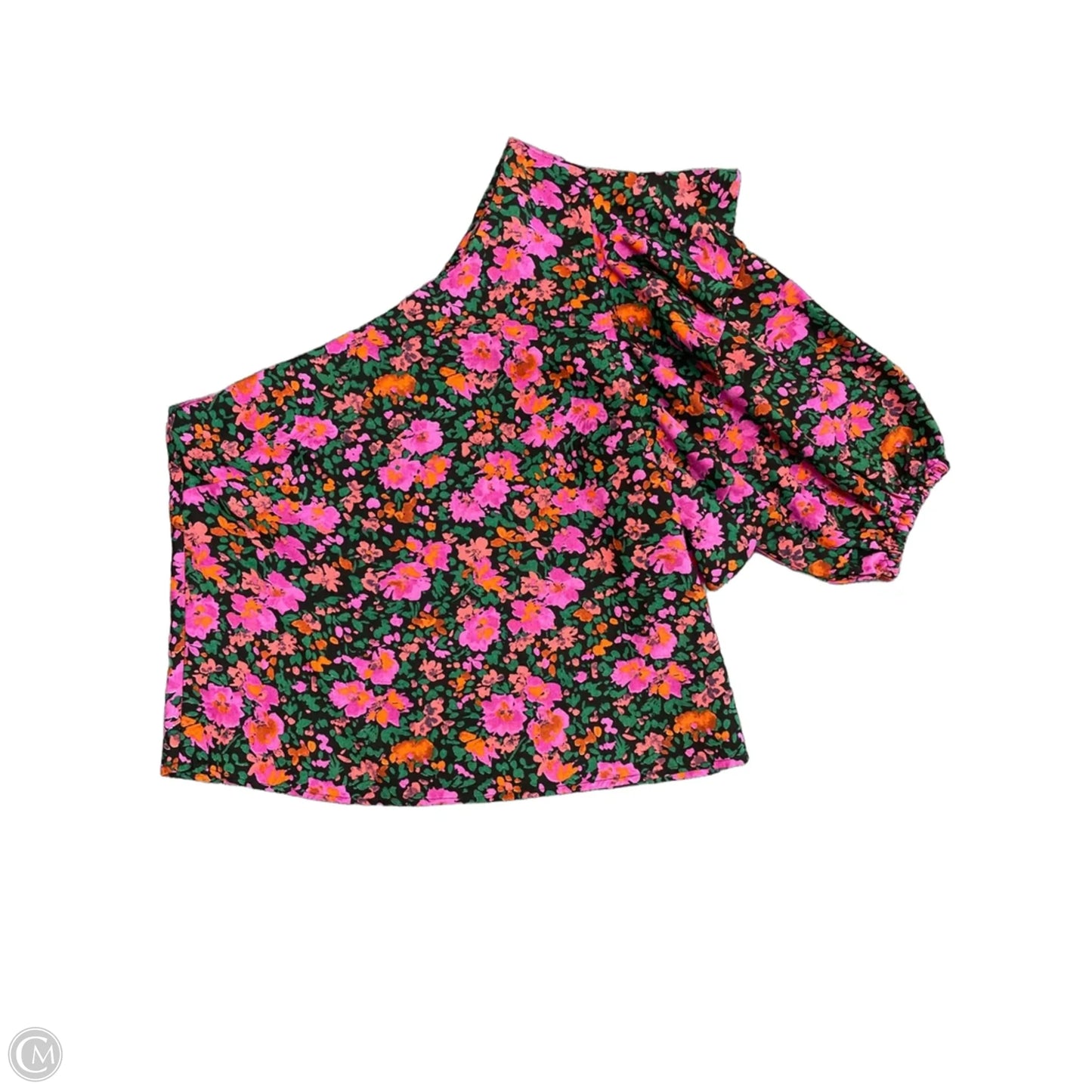 Blouse Short Sleeve By Lucy Paris In Floral Print, Size: Xs