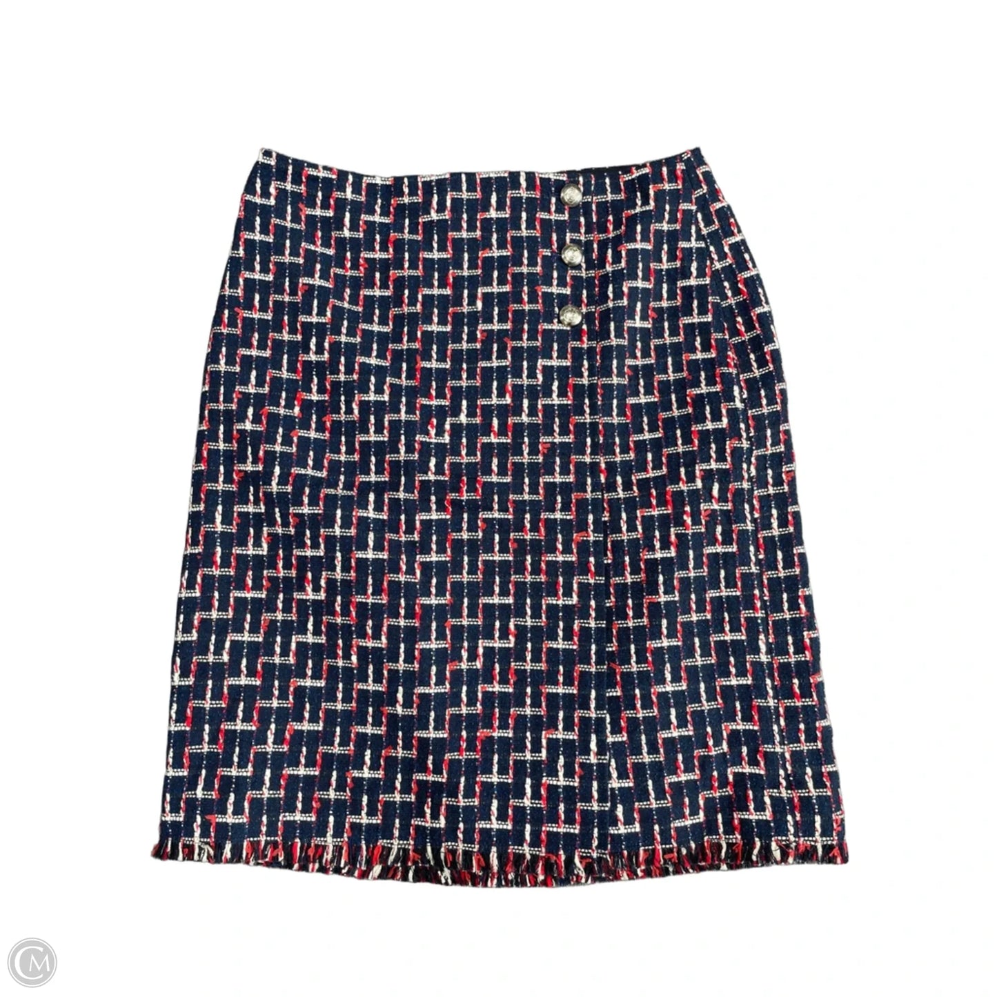 Skirt Mini & Short By Talbots In Blue & Red & White, Size: 4p