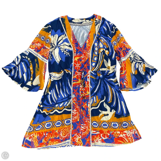 Swimwear Cover-up By Maaji In Blue & Orange, Size: M