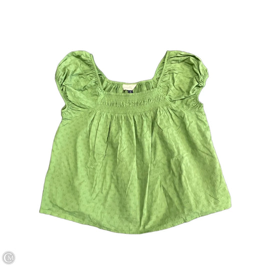 Top Short Sleeve By Universal Thread In Green, Size: M