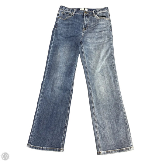 Jeans Straight By Risen In Blue Denim, Size: 8