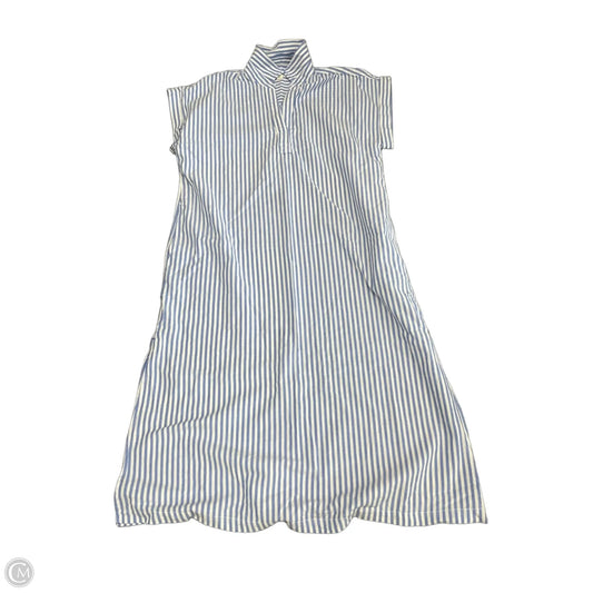 Dress Casual Midi By Kate Landry In Blue & White, Size: M