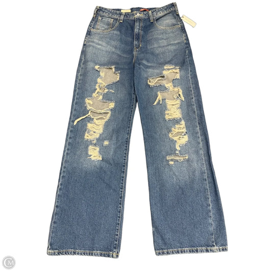 Jeans Boyfriend By Pilcro In Blue Denim, Size: 10