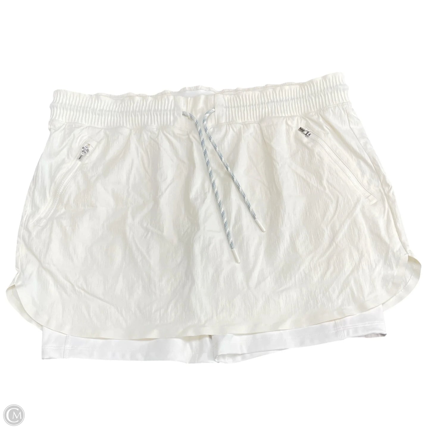 Athletic Shorts By Athleta In Cream, Size: 12