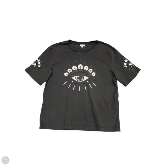 Top Short Sleeve By Cma In Black, Size: L