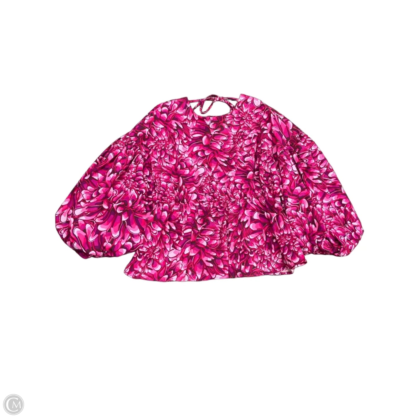 Blouse 3/4 Sleeve By Target-designer In Pink & Purple, Size: L