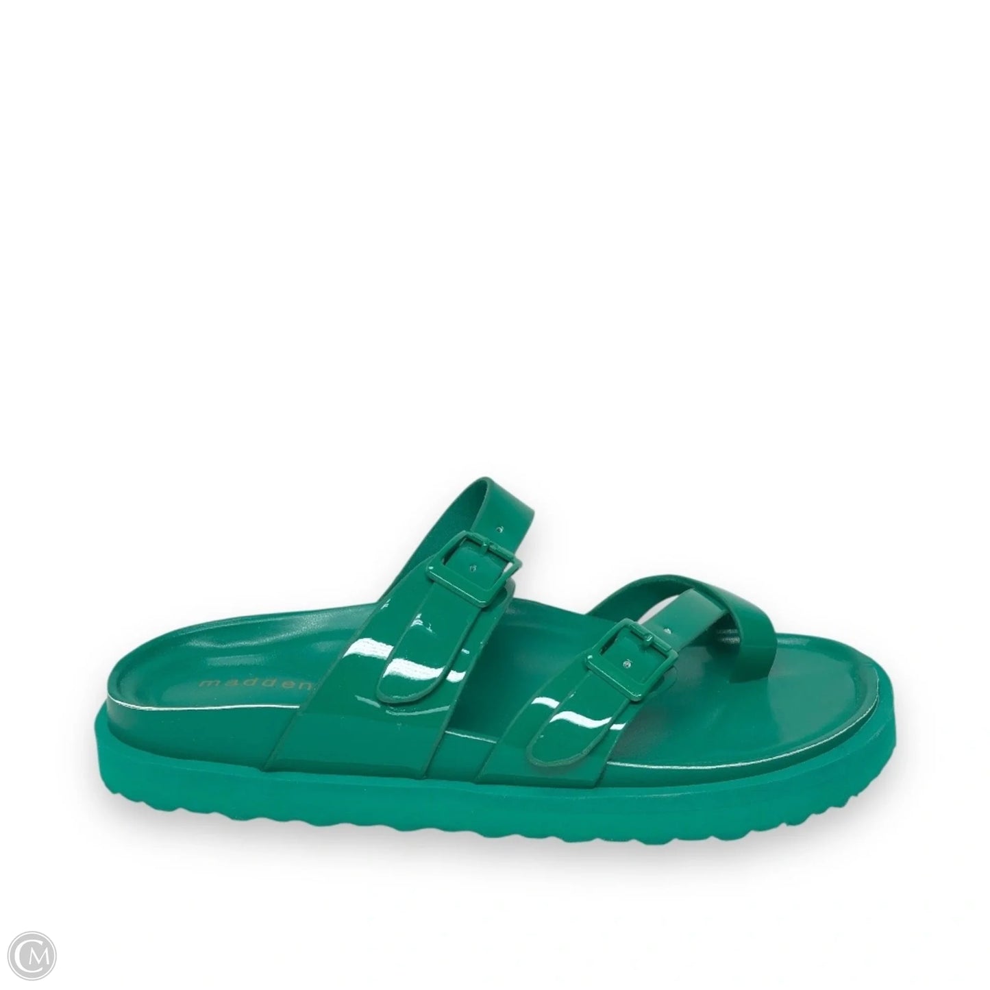 Sandals Flats By Madden Girl In Green, Size: 6.5