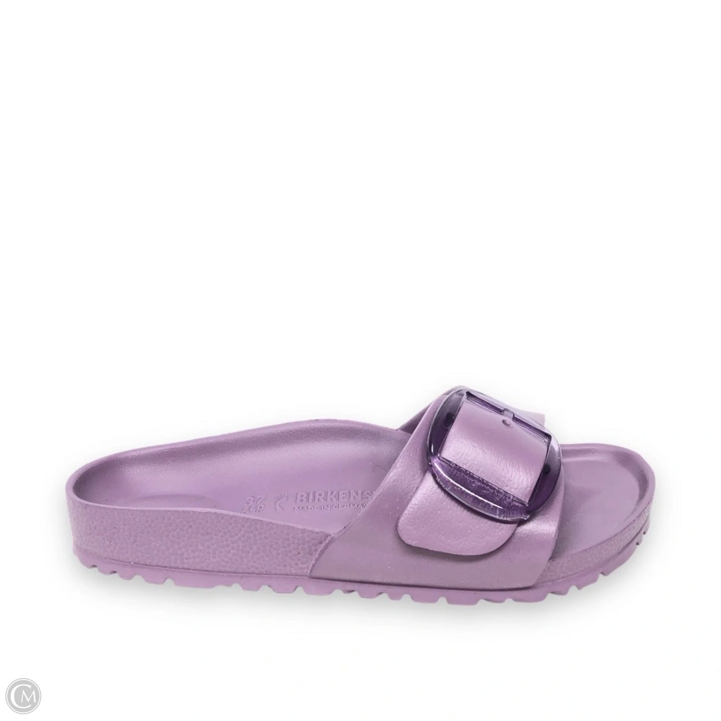 Sandals Flats By Birkenstock In Purple, Size: 6