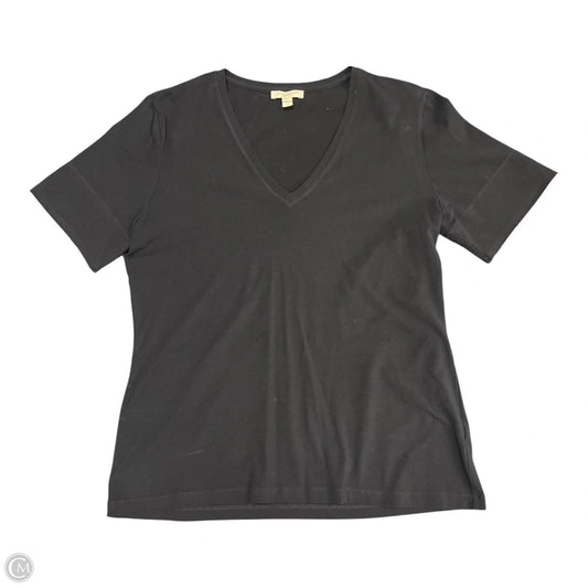 Top Short Sleeve Luxury Designer By Burberry In Black, Size: Xl