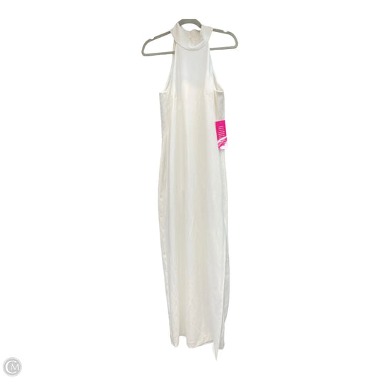 Dress Casual Maxi By Badgley Mischka In White, Size: 10
