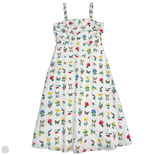 Dress Casual Midi By Ann Taylor In Multi-colored, Size: 4