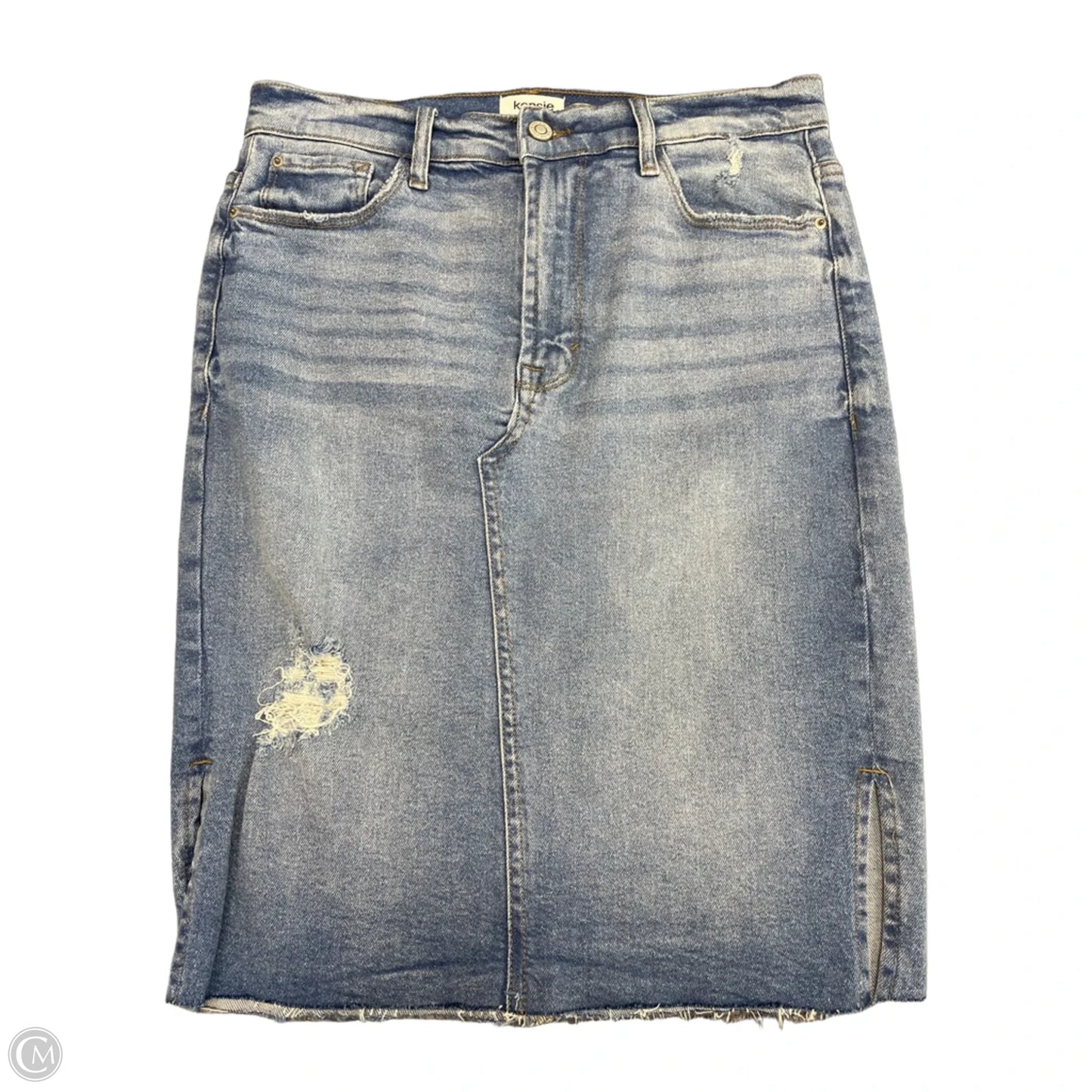 Skirt Mini & Short By Kensie In Blue Denim, Size: 4