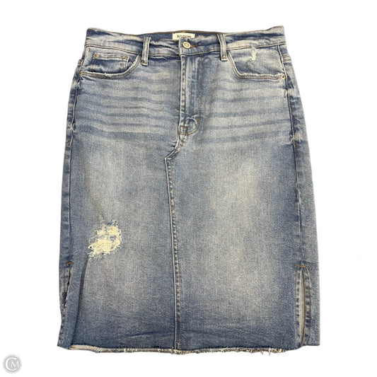 Skirt Mini & Short By Kensie In Blue Denim, Size: 4