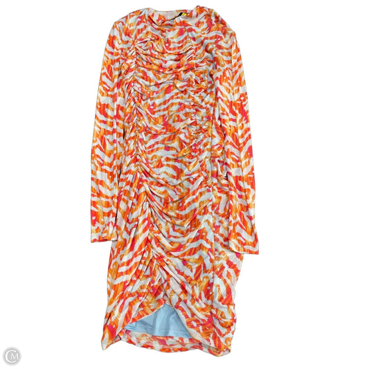 Dress Casual Short By Circus By Sam Edelman In Blue & Orange, Size: M