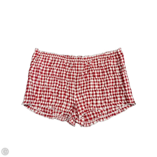 Shorts By Fashion Nova In Red & White, Size: Xl
