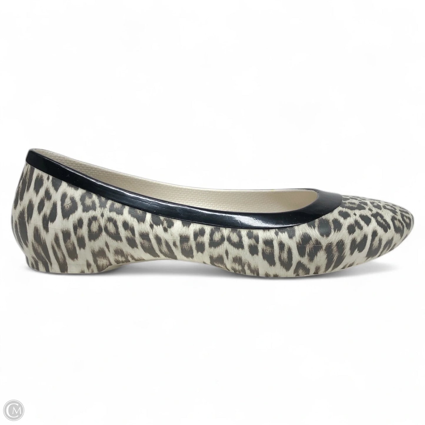 Shoes Flats By Crocs In Animal Print, Size: 11
