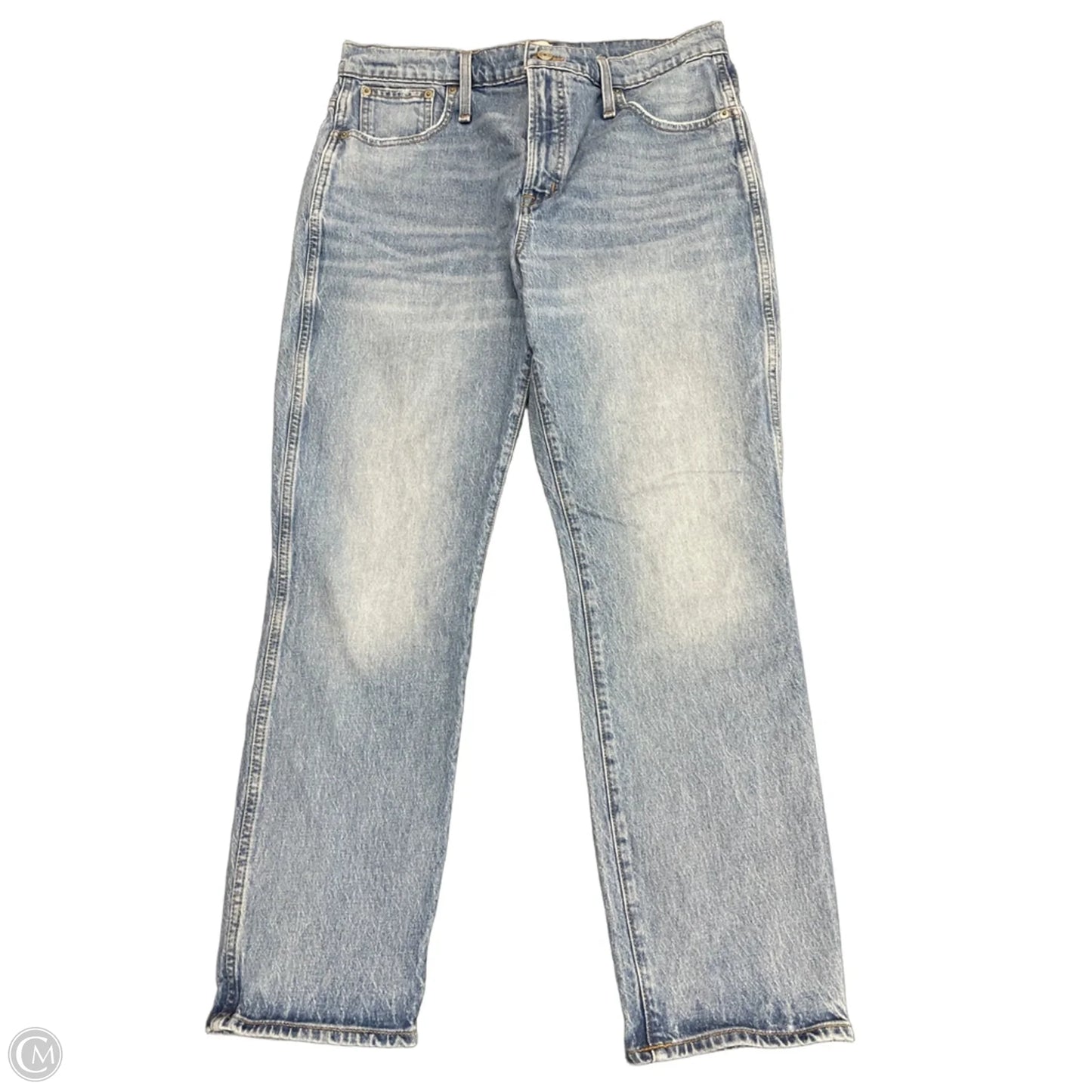 Jeans Straight By J. Crew In Blue Denim, Size: 12