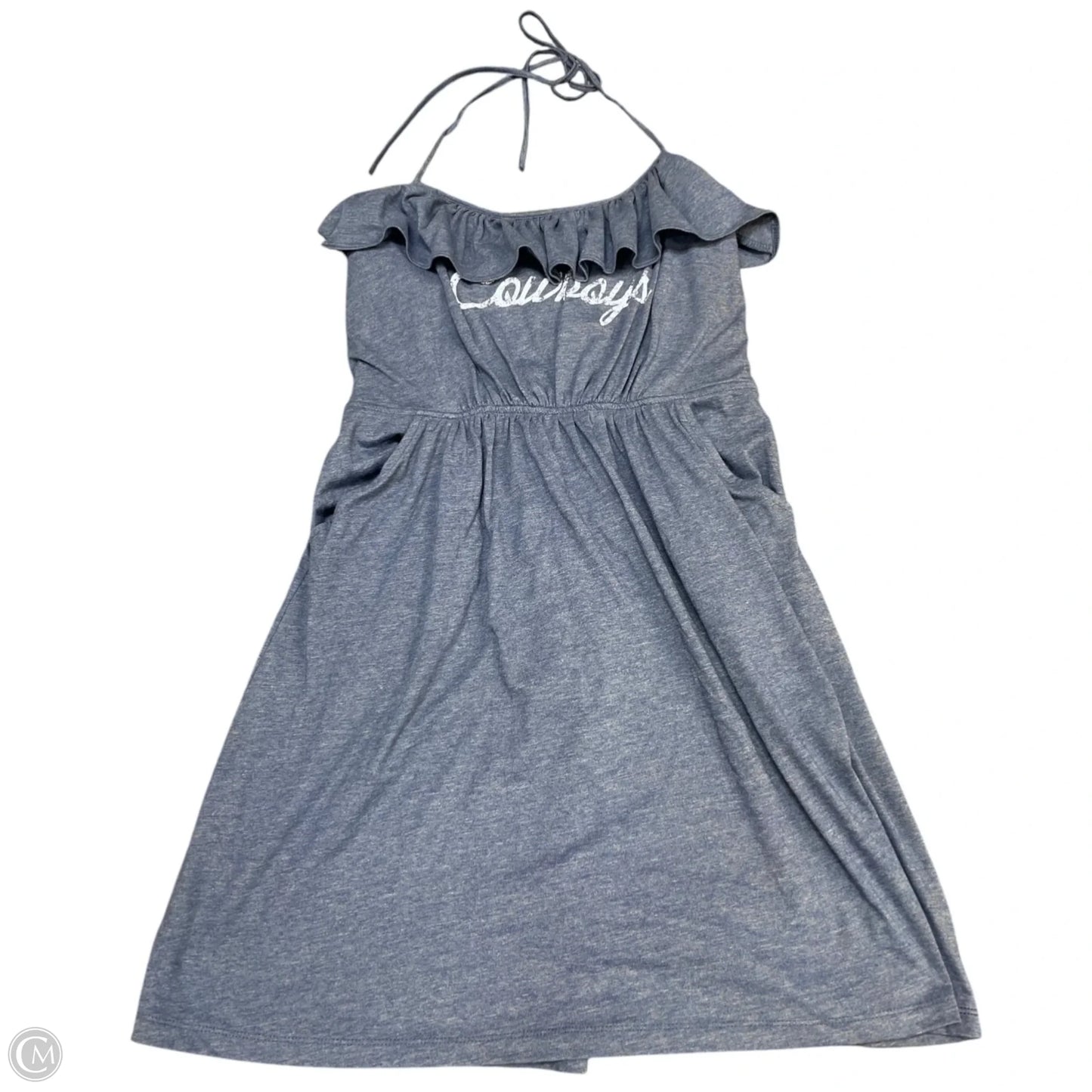 Dress Casual Short By Clothes Mentor In Blue, Size: L