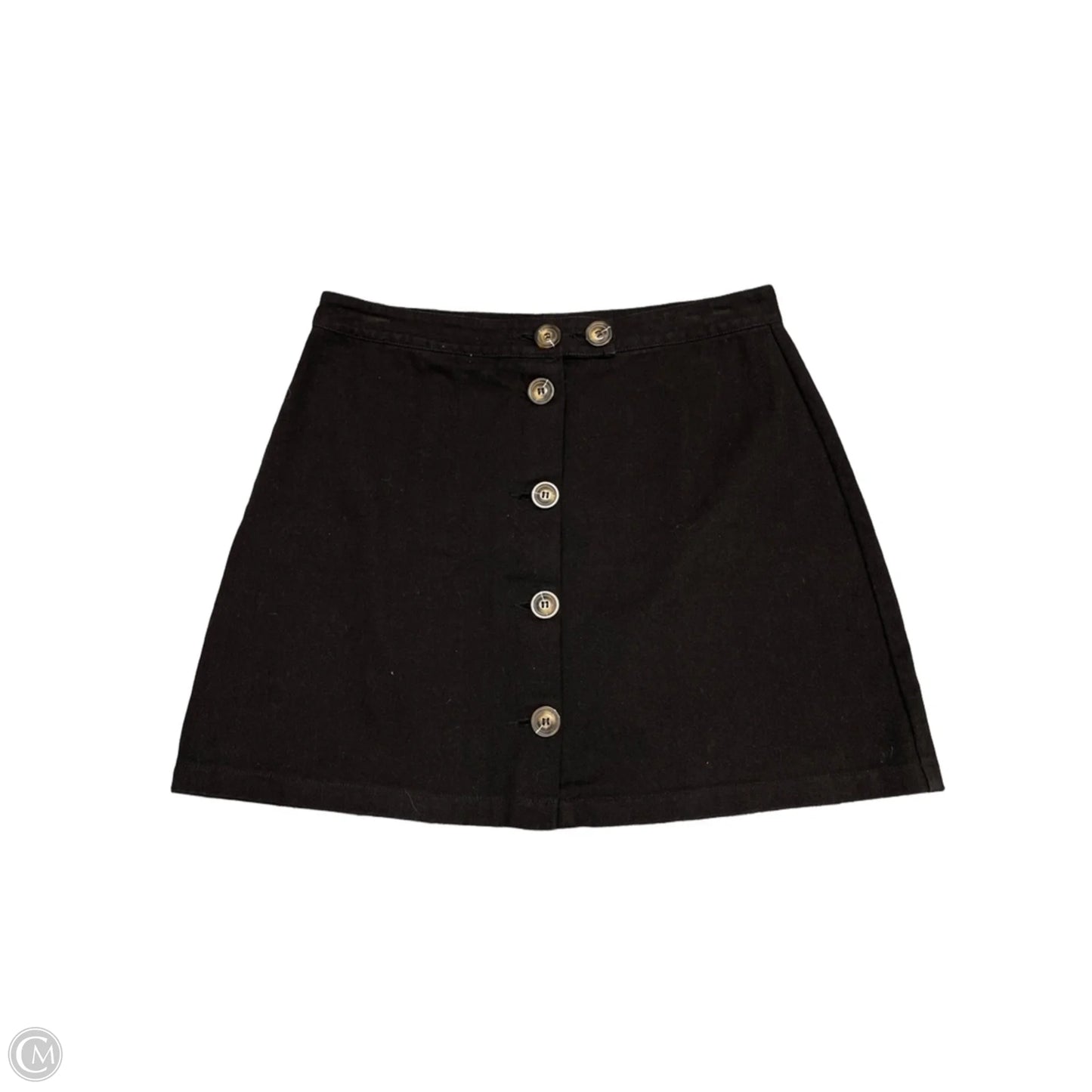 Skirt Mini & Short By Chelsea And Violet In Black Denim, Size: Xl