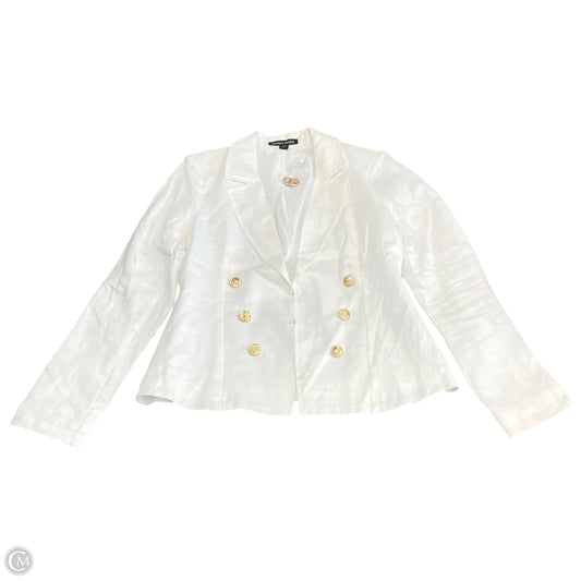 Blazer By Boston Proper In White, Size: 8