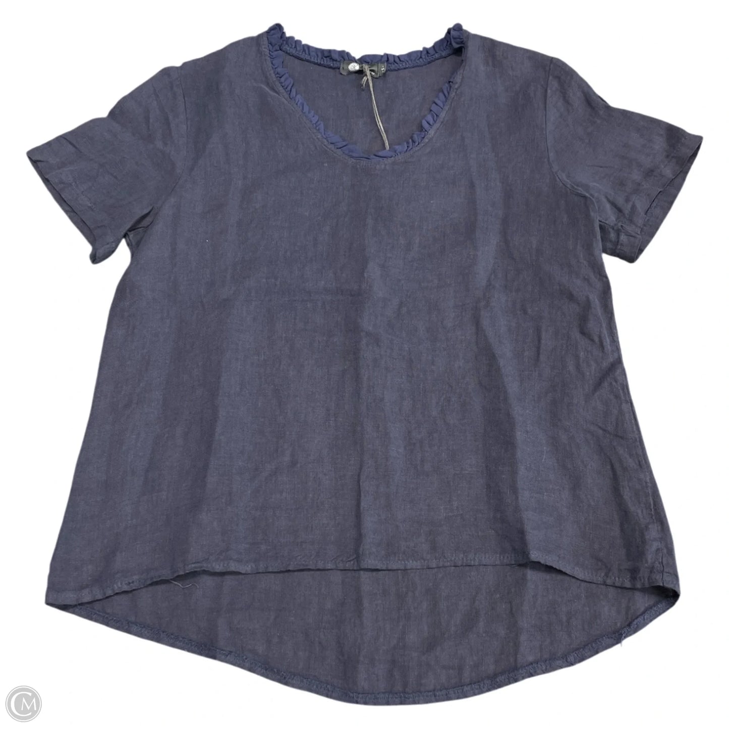 Top Short Sleeve By Cmc In Navy, Size: S