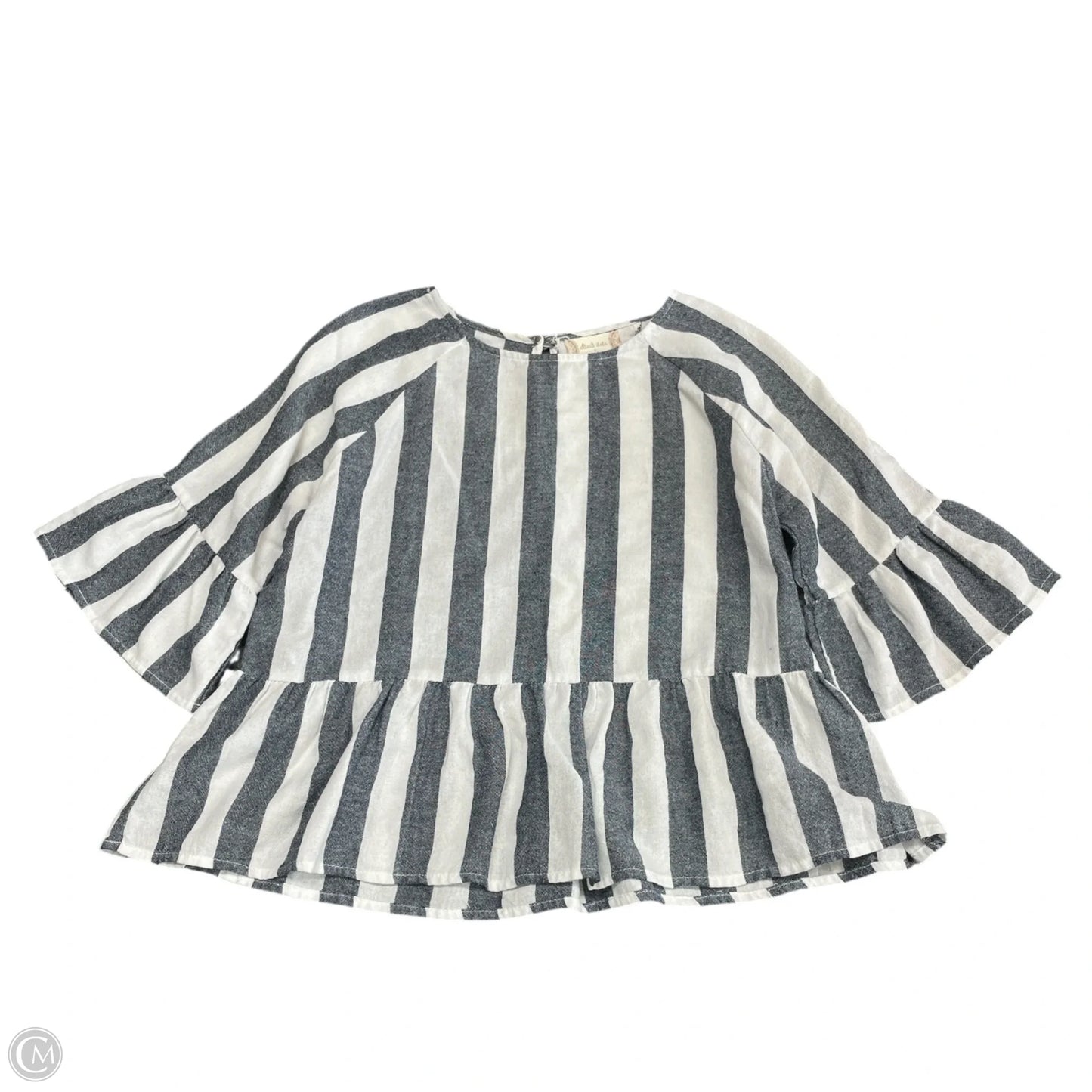 Top Short Sleeve By Altard State In Striped Pattern, Size: S