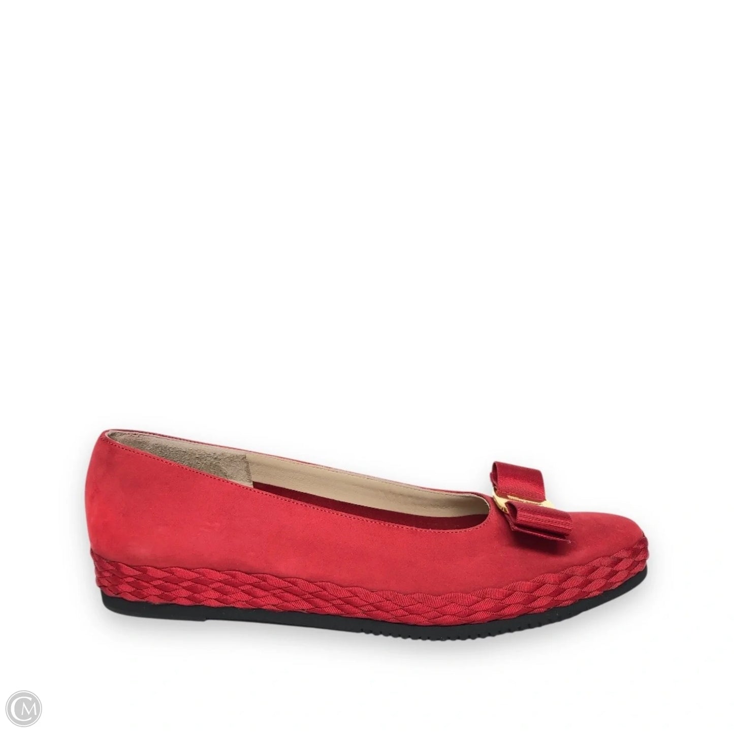 Shoes Luxury Designer By Ferragamo In Red, Size: 7